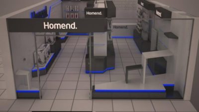 Homend Tuzla Mağazası Tasarım ve Uygulama