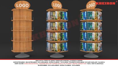 Ahşap Kitap Standı