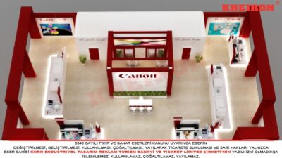 Canon Ahşap Fuar Standı (Printtek)