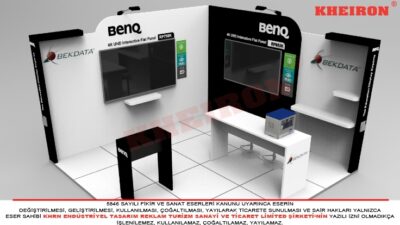 BenQ Ahşap Fuar Standı Genel Bakış