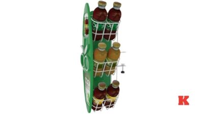 Metal Asalak İçecek Stand