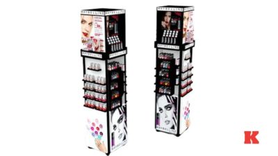 Ayaklı Metal Oje Standı