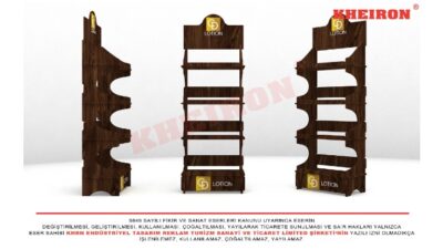 Geçmeli Ahşap Stand