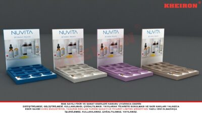 Masaüstü Vakum Dermokozmetik Standı