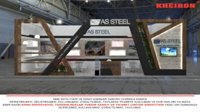 AS Steel Ahşap Fuar Standı