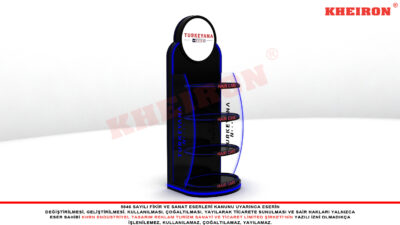 Ahşap Lake Pleksi LEDli Stand