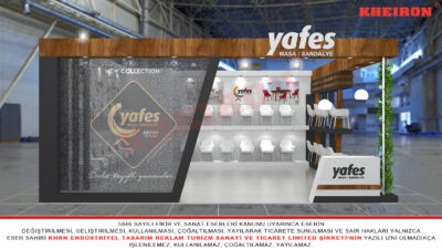 Yafes Zuchex Ahşap Fuar Standı