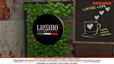 Gümüş Paslanmaz İç Mekan Tabela 40×40