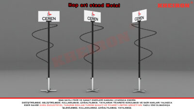 Hop Ceo Art Metal Standı