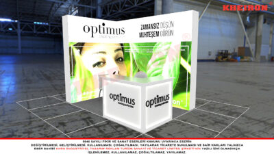 Optimus Medikal Vinil Germe Fuar Standı