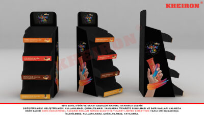 4Raflı Meyveli Kuruyemişli BarStandı