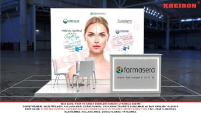 Light Boxlı Farmasera Kongre Standı