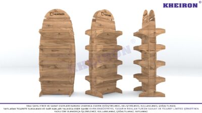 Ahşap Balık Görünümlü Stand