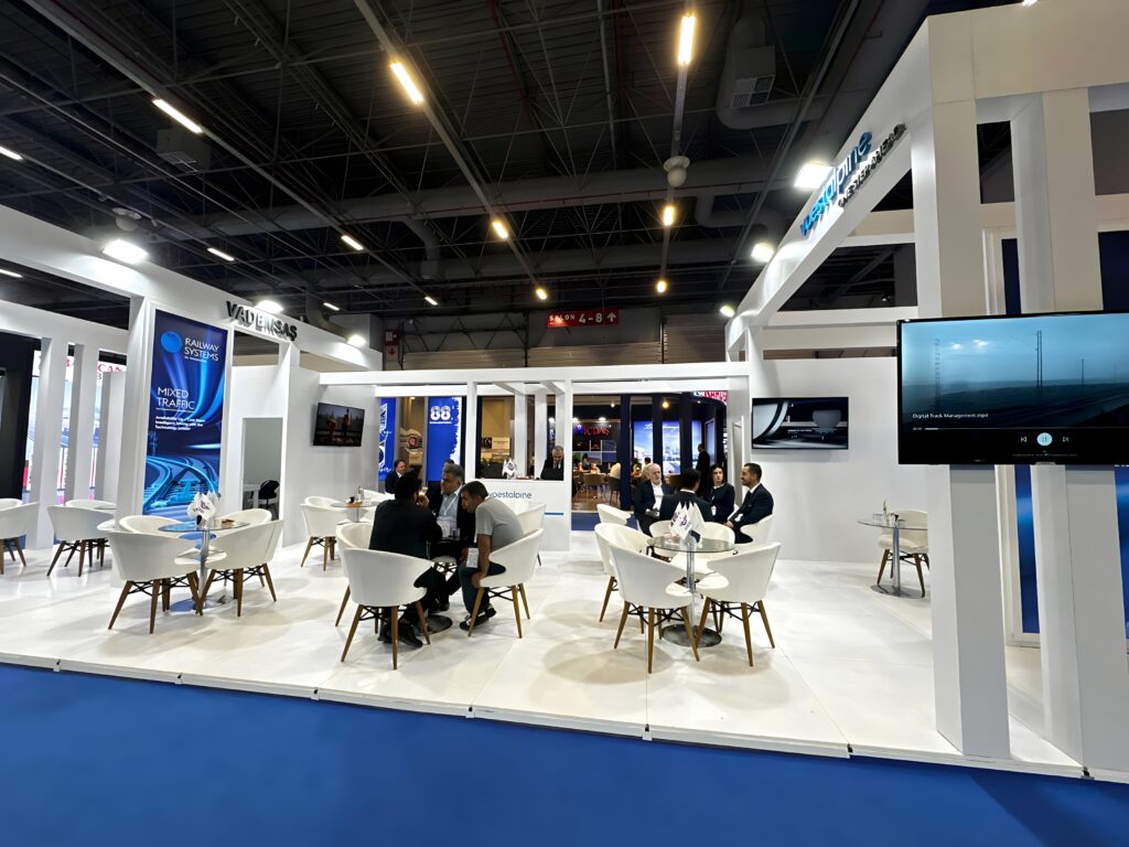 Vademsaş Voestalpine Fuar Standı Ferah ve Geniş Oturma Alanı