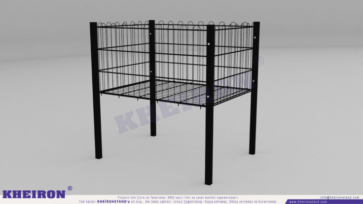Tel Hasır Sepet Standı