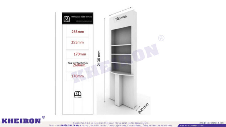 UniverSkin Depolu Ahşap Stand