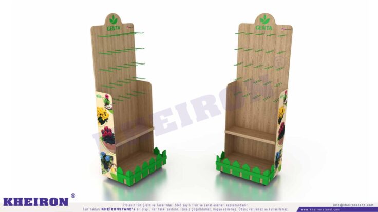 Genta Ahşap Çitli Stand