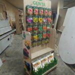 Genta Ahşap Çitli Stand Yandan GörselliAtölye