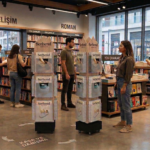 Dönerli Ahşap Dergi Standı Saha Fotoğrafı